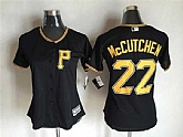 Women Pittsburgh Pirates #22 Andrew McCutchen Black Alternate New Cool Base Stitched Baseball Jersey,baseball caps,new era cap wholesale,wholesale hats